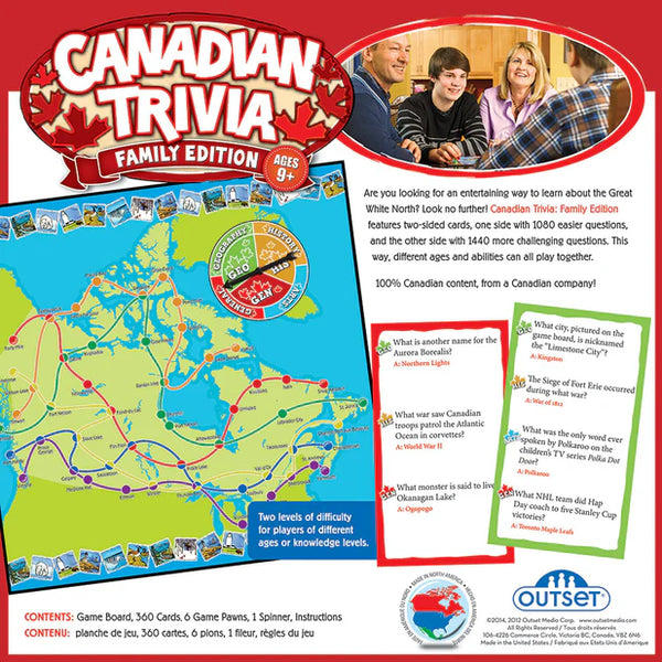 Canadia Trivia: Family Edition 🇨🇦