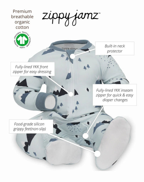 ZippyJamz Organic Cotton and Bamboo Sleepers 🇨🇦