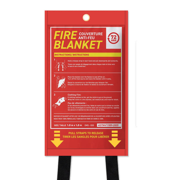 72HRS Fire Blanket - 1.2m x 1.8m 🇨🇦