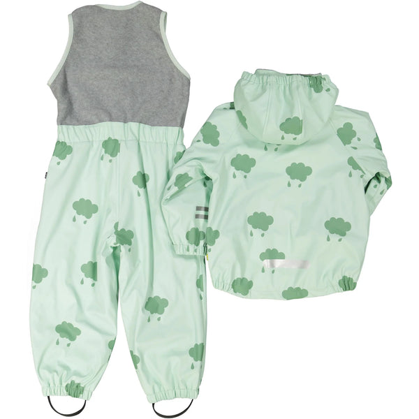 Geggamoja Kids Fleece Lined Rain Set