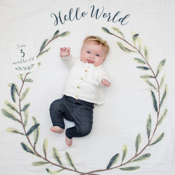 Lulujo Milestone Blankets