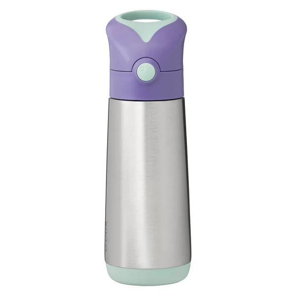 b.box Insulated Straw Cap Stainless Steel Water Bottle - 500ml
