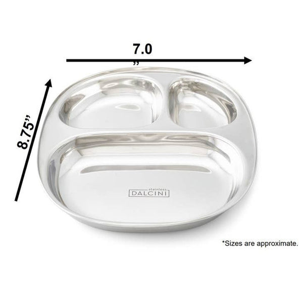 Dalcini Stainless Steel Camping Meal Trays - Singles