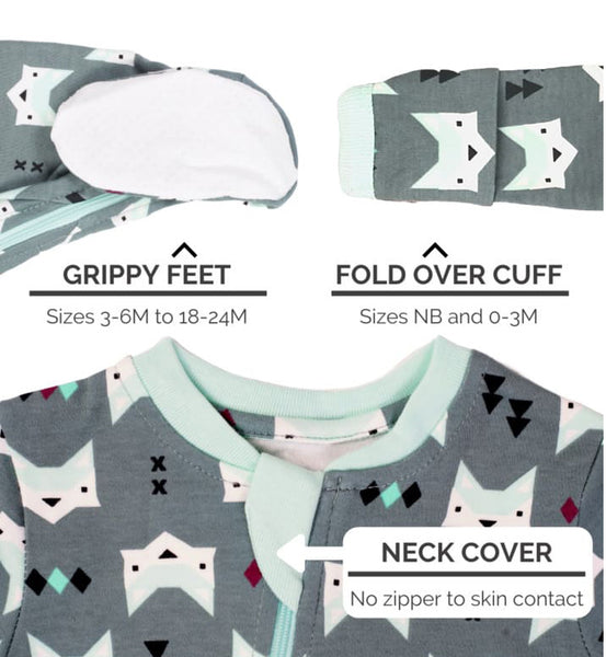 ZippyJamz Organic Cotton and Bamboo Sleepers 🇨🇦