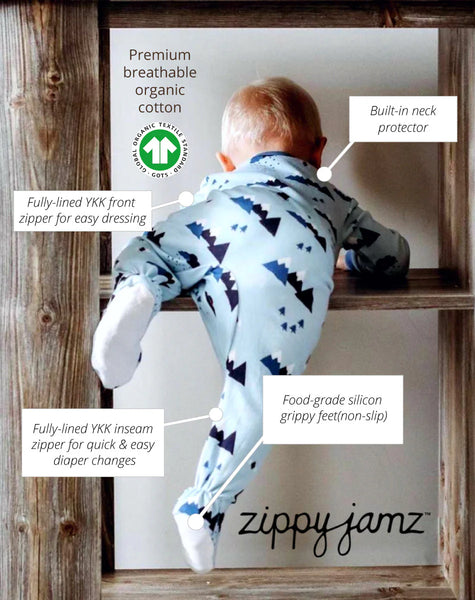 ZippyJamz Organic Cotton and Bamboo Sleepers 🇨🇦