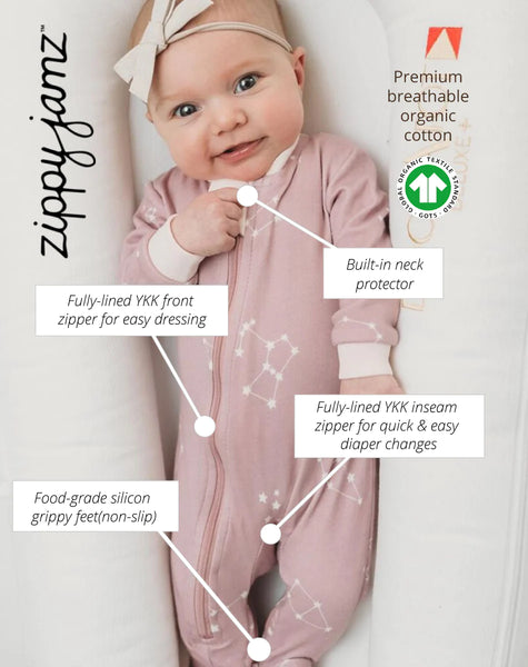 ZippyJamz Organic Cotton and Bamboo Sleepers 🇨🇦