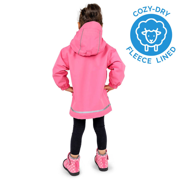 Jan & Jul Cozy-Dry Fleece Lined Rain Jacket (2 to 8 years) 🇨🇦