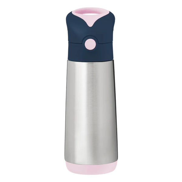 b.box Insulated Straw Cap Stainless Steel Water Bottle - 500ml