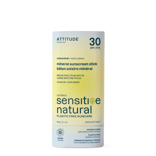 Attitude Sunly Mineral Sunscreen Stick SPF30 🇨🇦