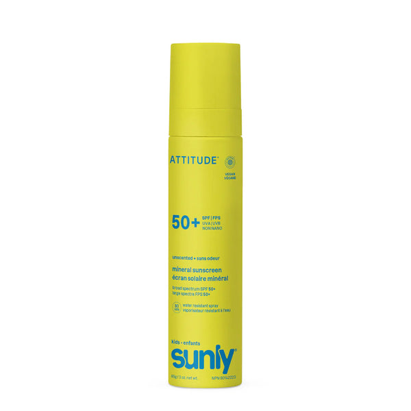 Attitude Sunly Mineral Sunscreen Spray SPF50 🇨🇦