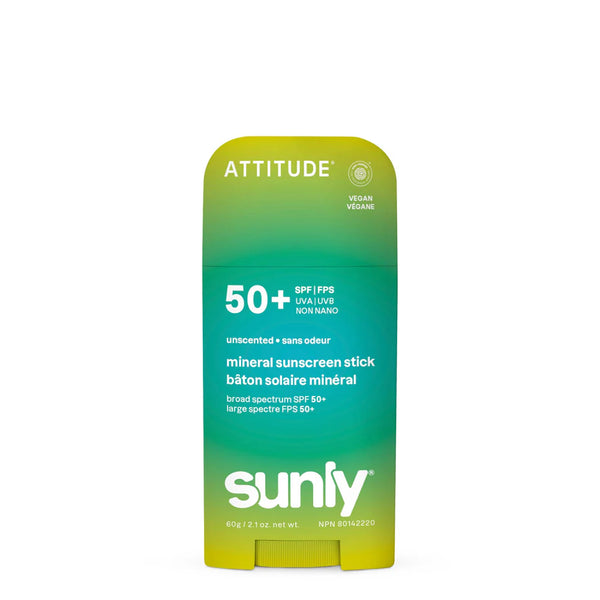 Attitude Sunly Mineral Sunscreen Face & Body Stick SPF50 🇨🇦