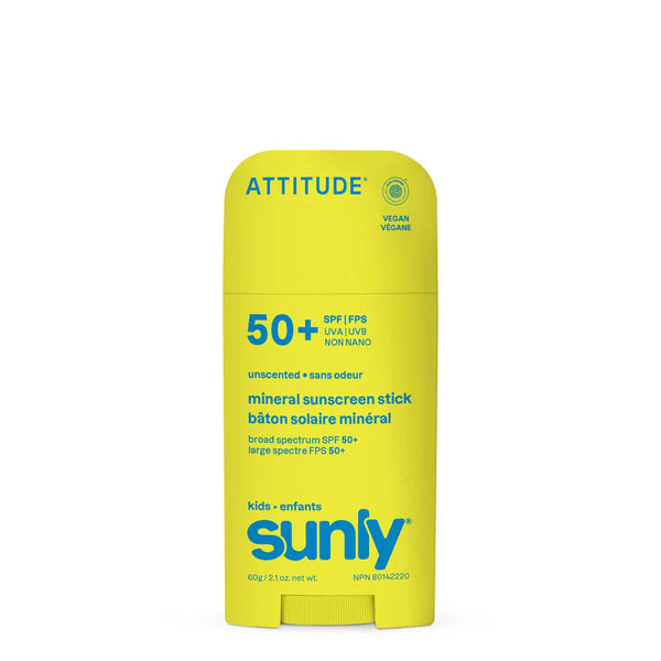 Attitude Sunly Mineral Sunscreen Face & Body Stick SPF50 🇨🇦