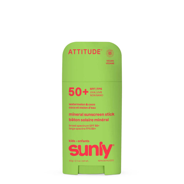 Attitude Sunly Mineral Sunscreen Face & Body Stick SPF50 🇨🇦
