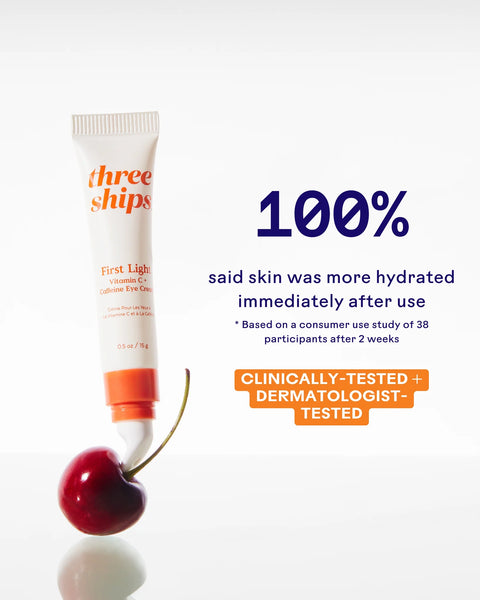 Three Ships First Light Vitamin C + Caffeine Eye Cream - BRIGHTENING 🇨🇦