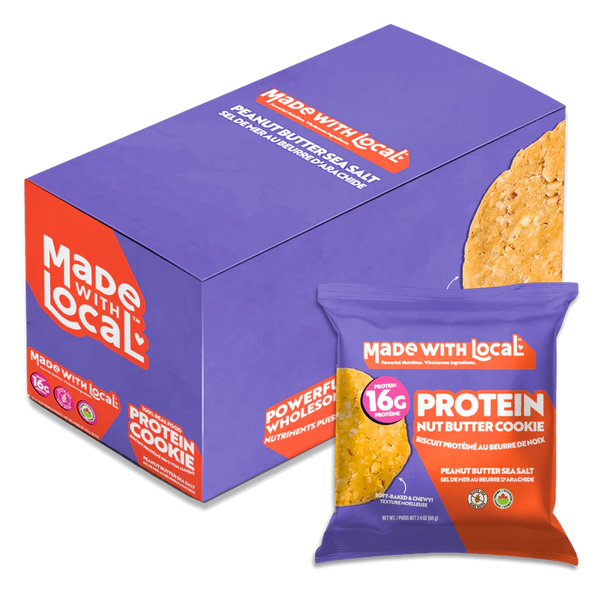 Made with Local Protein Cookies - Case of 12 🇨🇦