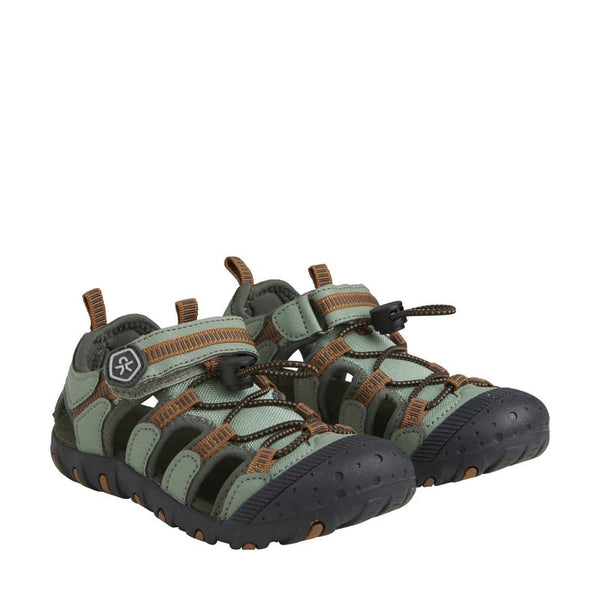 Color Kids Trekking Sandals with Toe Cap