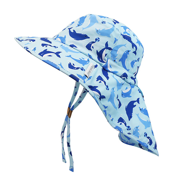 Flapjack Kids Sun Hat with Neck Cape