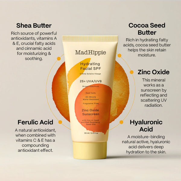 Mad Hippie Hydrating Antioxidant Facial Sunscreen SPF 25