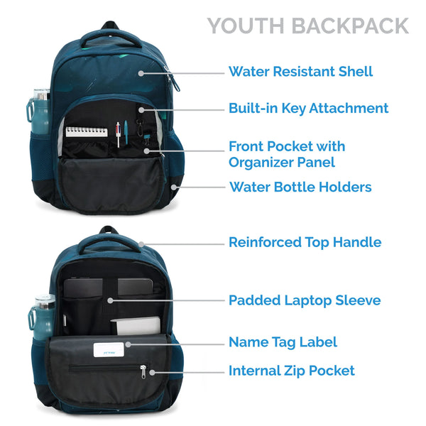 Jan & Jul Youth Water Resistant Backpacks - 17L 🇨🇦