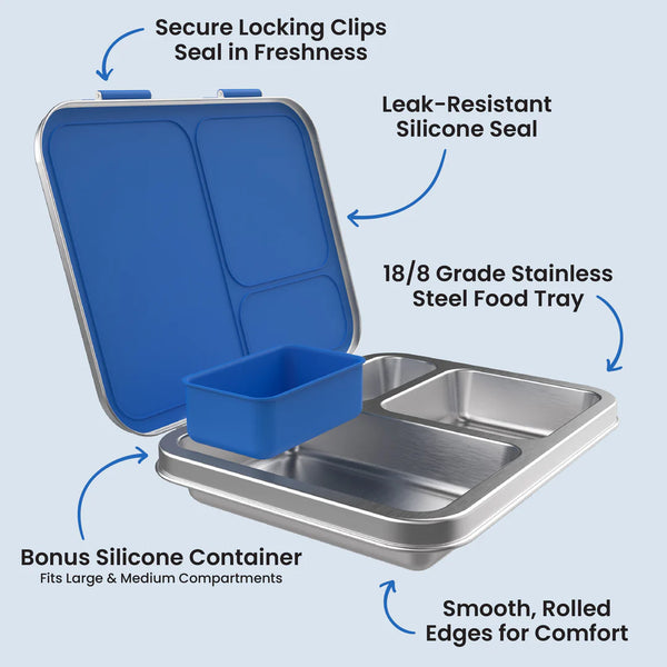 Bentgo Kids Stainless Steel Lunch Box - 2-Pack