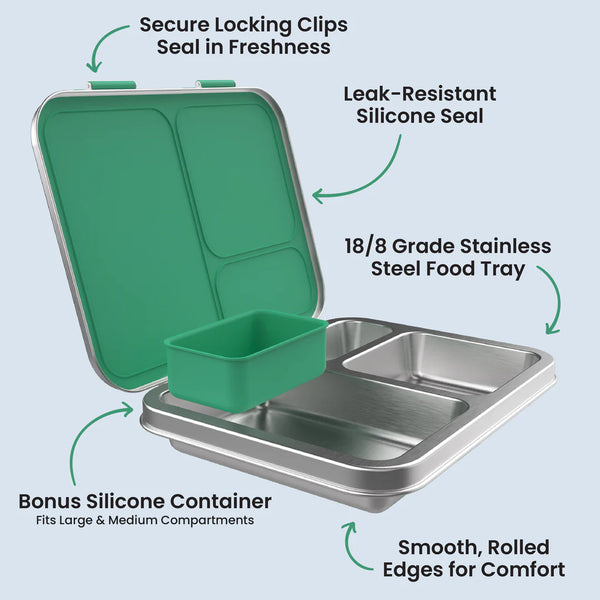 Bentgo Kids Stainless Steel Lunch Box - 2-Pack