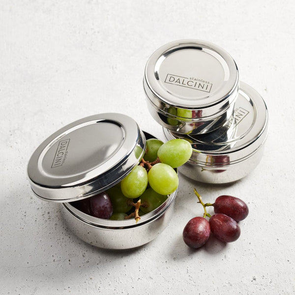 Dalcini Stainless Steel Round Snack Trio 🇨🇦