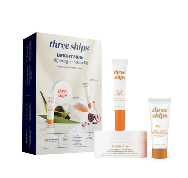 Three Ships Bright Side Brightening Eye Routine Kit - BRIGHTENING 🇨🇦