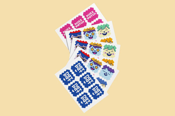 NatPat Buzzpatch Mosquito Repellent Stickers - 3-Pack (72 Stickers)