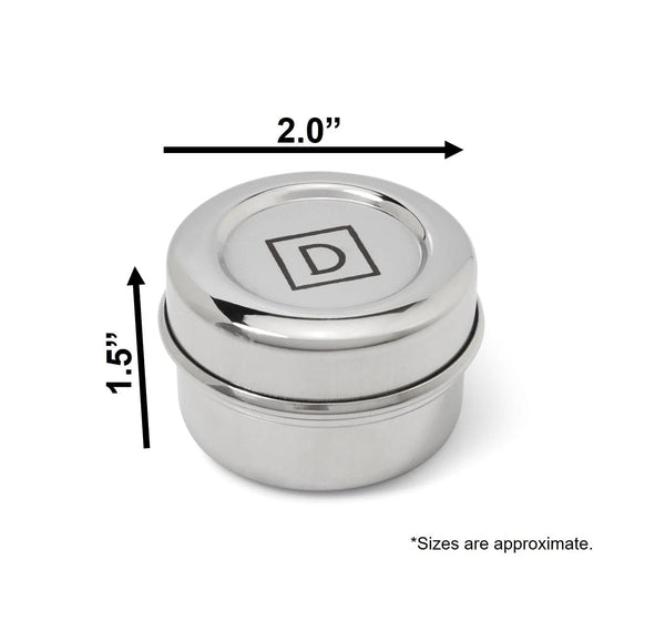 Dalcini Stainless Steel Condiment Containers - Set of 3 🇨🇦