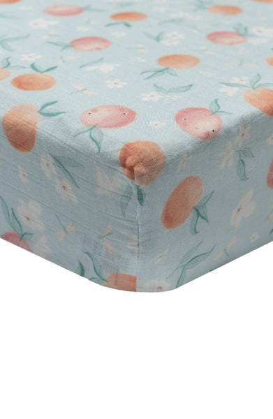 Loulou Lollipop Muslin Crib Sheet