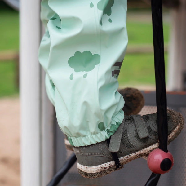 Geggamoja Kids Fleece Lined Rain Set