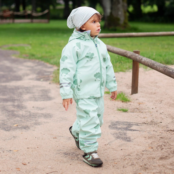 Geggamoja Kids Fleece Lined Rain Set