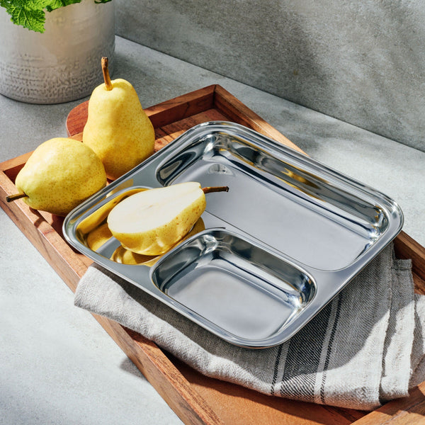 Dalcini Stainless Steel Camping Meal Trays - Singles