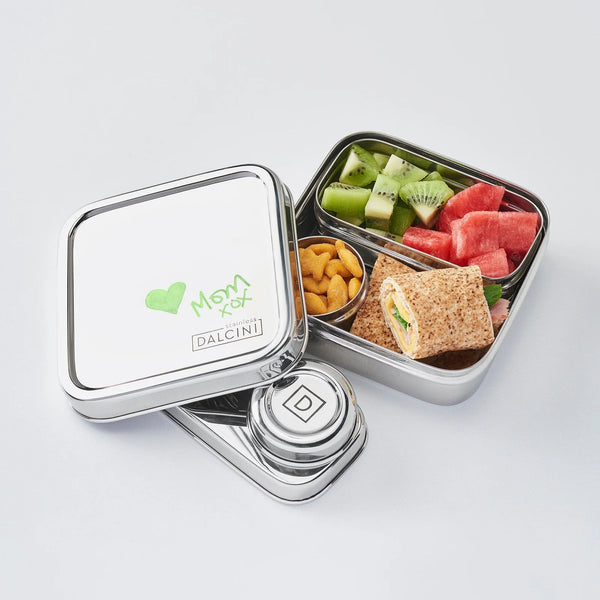 Dalcini Stainless Steel 3-Piece Little Lunch Combo 🇨🇦