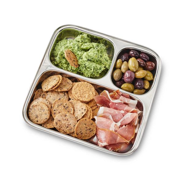 Dalcini Stainless Steel Camping Meal Trays - Singles