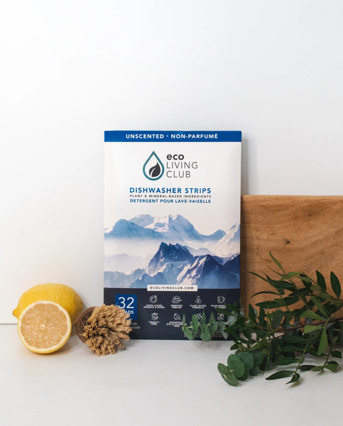 Eco Living Club Dish Washer Detergent Strips - 32+ Loads