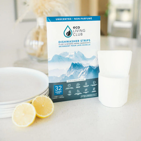 Eco Living Club Dish Washer Detergent Strips - 32+ Loads