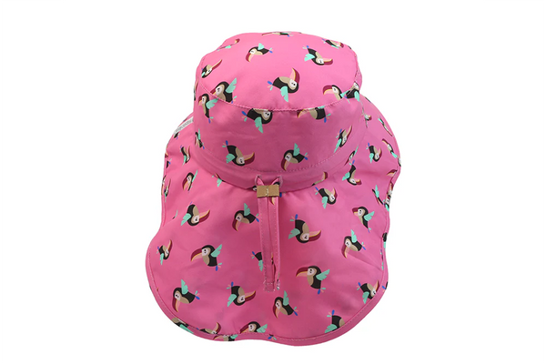 Flapjack Kids Sun Hat with Neck Cape