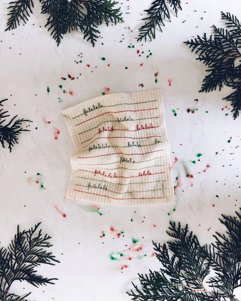 Ten and Co. Swedish Sponge Cloths - 5 Pack Winter Forest