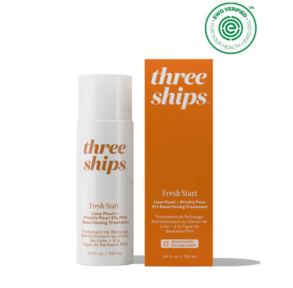 Three Ships Fresh Start Lime Pearl + Prickly Pear Toner - BRIGHTENING 🇨🇦