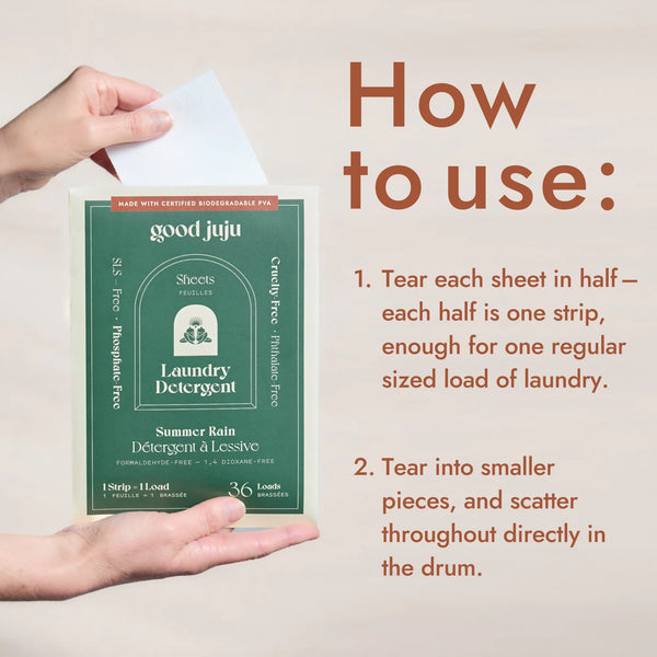 Good Juju Laundry Detergent Strips - 36 loads