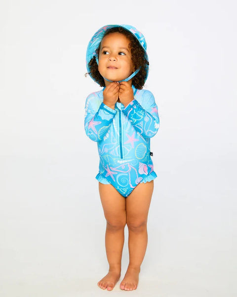 Deux par Deux UPF 50+ One-Piece Swimsuit with Sleeves 🇨🇦