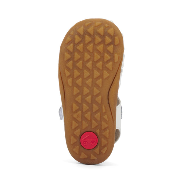 See Kai Run Gloria White Leather Sandals
