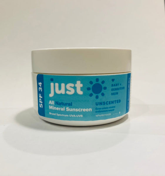 Just Sun Mineral Sunscreen - Unscented Baby 30SPF 🇨🇦