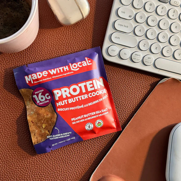 Made with Local Protein Cookies - Case of 12 🇨🇦