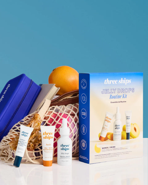 Three Ships Jelly Drops Routine Kit - BRIGHTENING & HYDRATION 🇨🇦