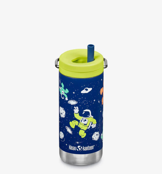 Klean Kanteen Insulated 12oz Water Bottle with Twist Straw Cap