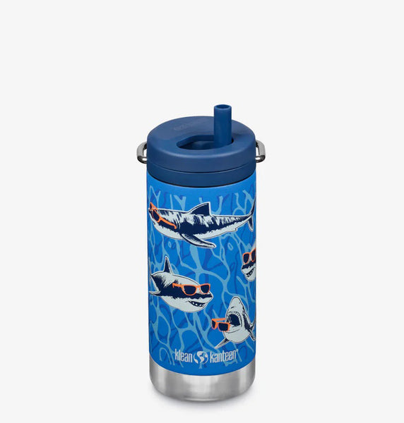 Klean Kanteen Insulated 12oz Water Bottle with Twist Straw Cap