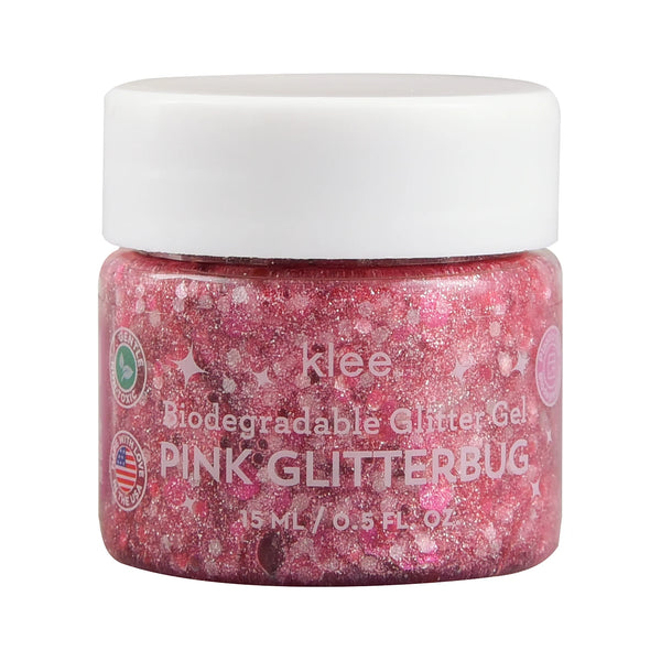 Klee Naturals Kids 7-Piece Deluxe Makeup Kits with Bio-Glitter