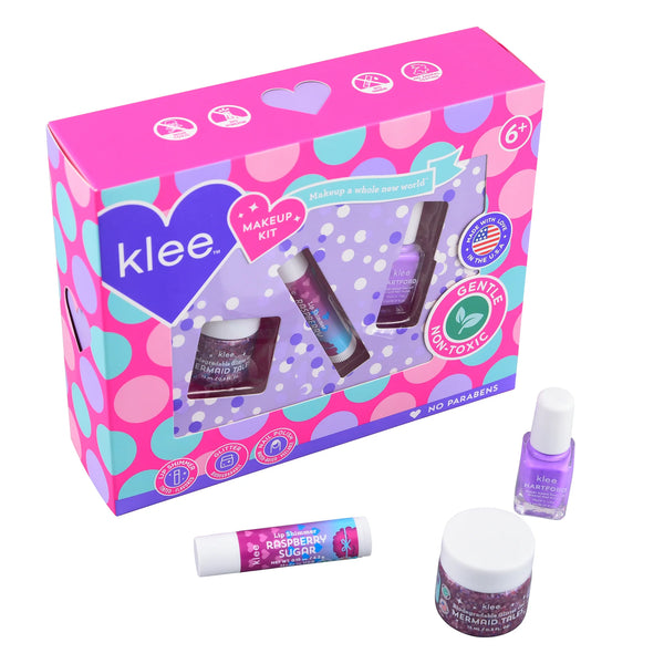 Klee Naturals Bio-Glitter, Nail Polish and Lip Shimmer Kit
